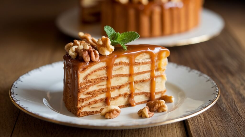 Caramel Banana Cake