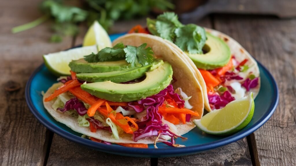 Charred Carrot and Cabbage Tacos