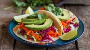 Charred Carrot and Cabbage Tacos