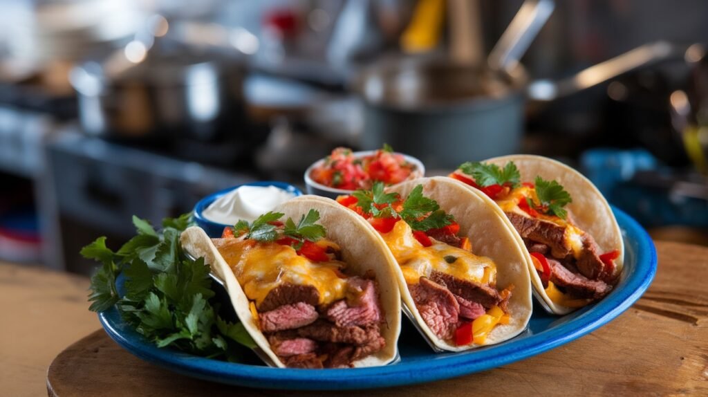 Cheesesteak Tacos