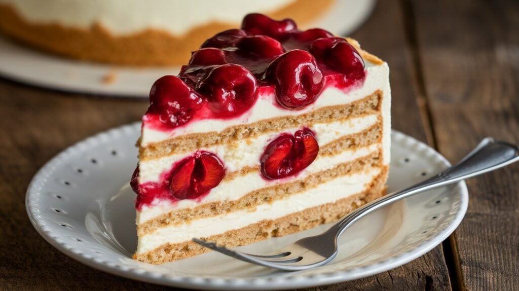 Cherry Cheesecake Cake