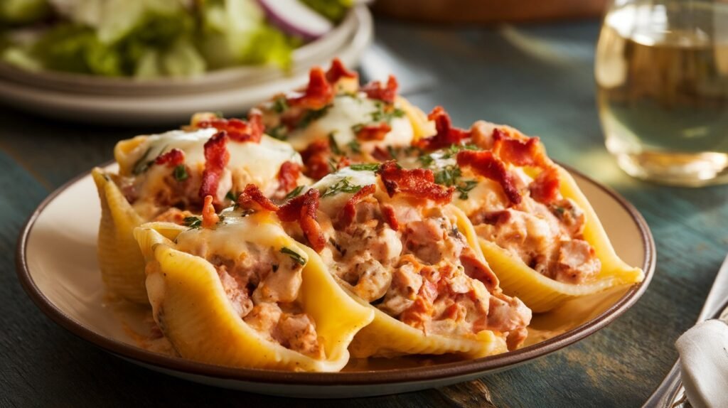 Chicken Bacon Pasta Shells