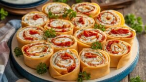 Chicken Bacon Ranch Pasta Pinwheels