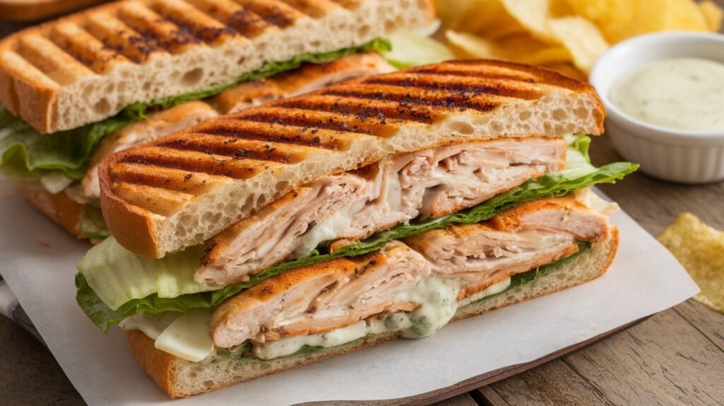 Chicken Caesar Grilled Panini