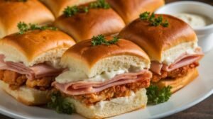 Chicken Cordon Bleu Sliders