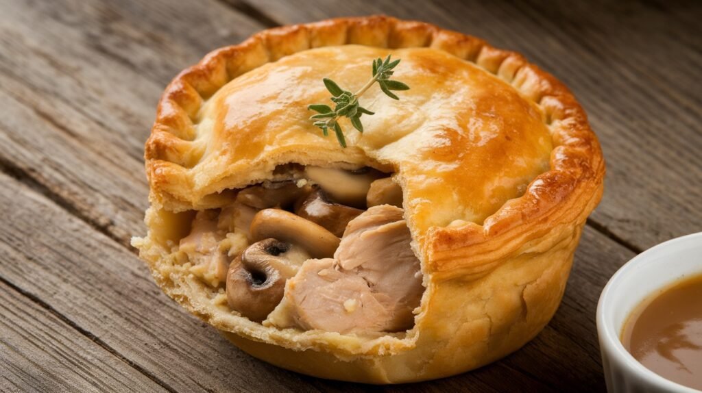 Chicken Marsala Mini Pot Pies