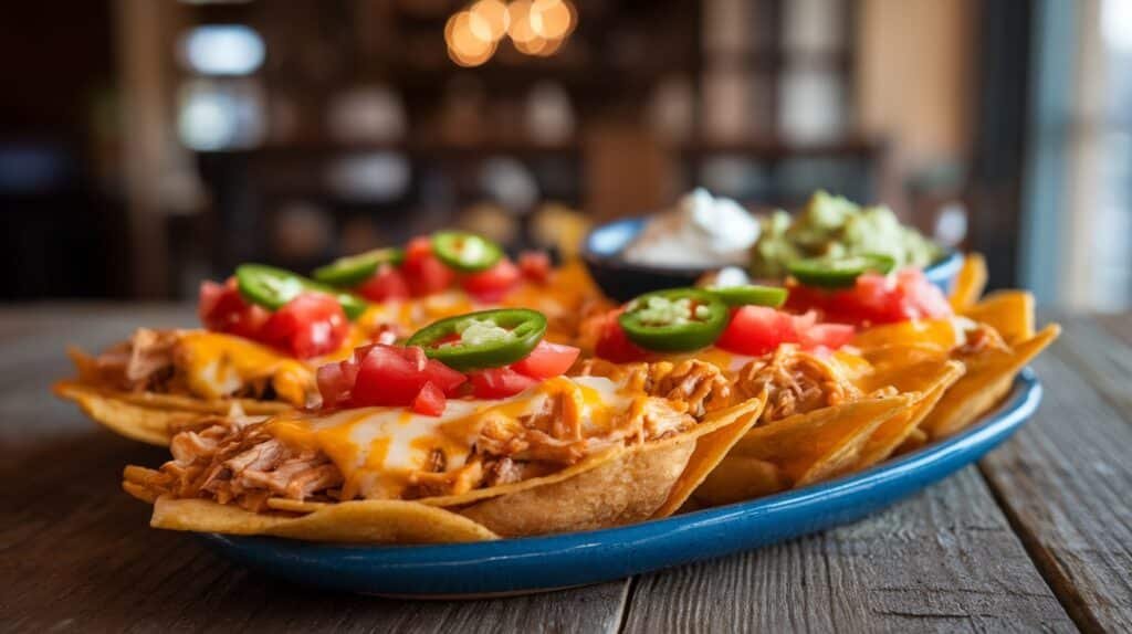 Chicken Queso Nacho Boats