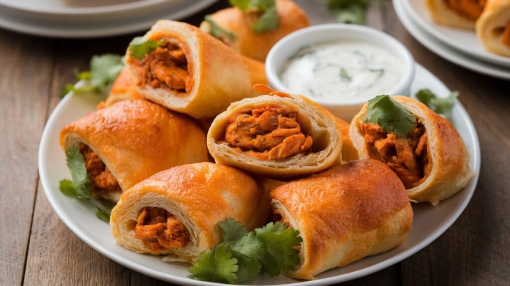 Chicken Tandoori Crescent Roll-Ups