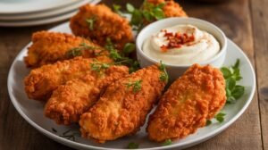 Chicken Tenders with Bacon Aioli
