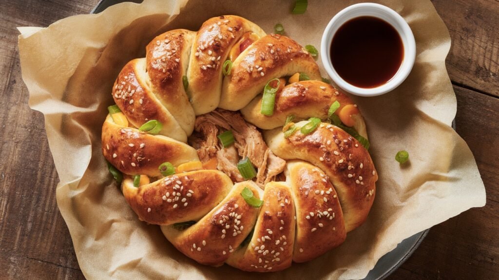 Chicken Teriyaki Crescent Braids