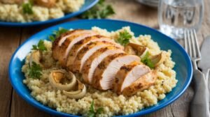 Chicken and Roasted Garlic Couscous
