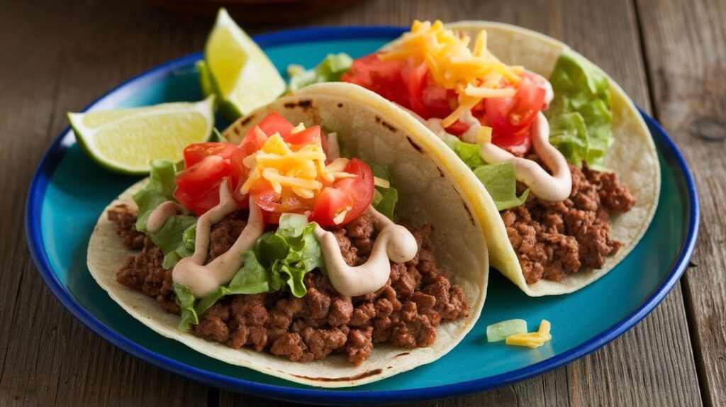 Chipotle Aioli Beef Tacos