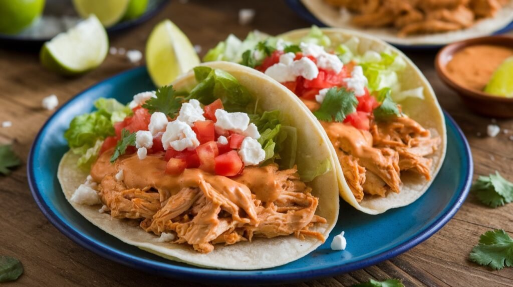 Chipotle Cream Chicken Tacos