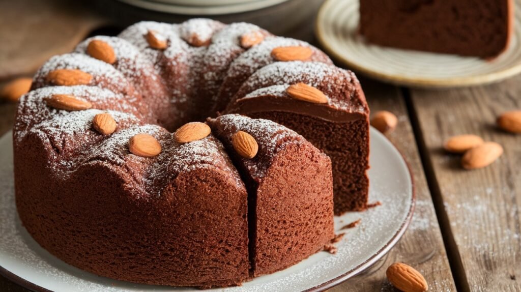 Chocolate Almond Pound Cake