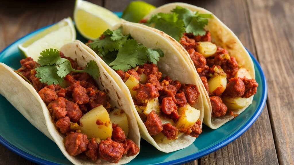 Chorizo and Potato Tacos