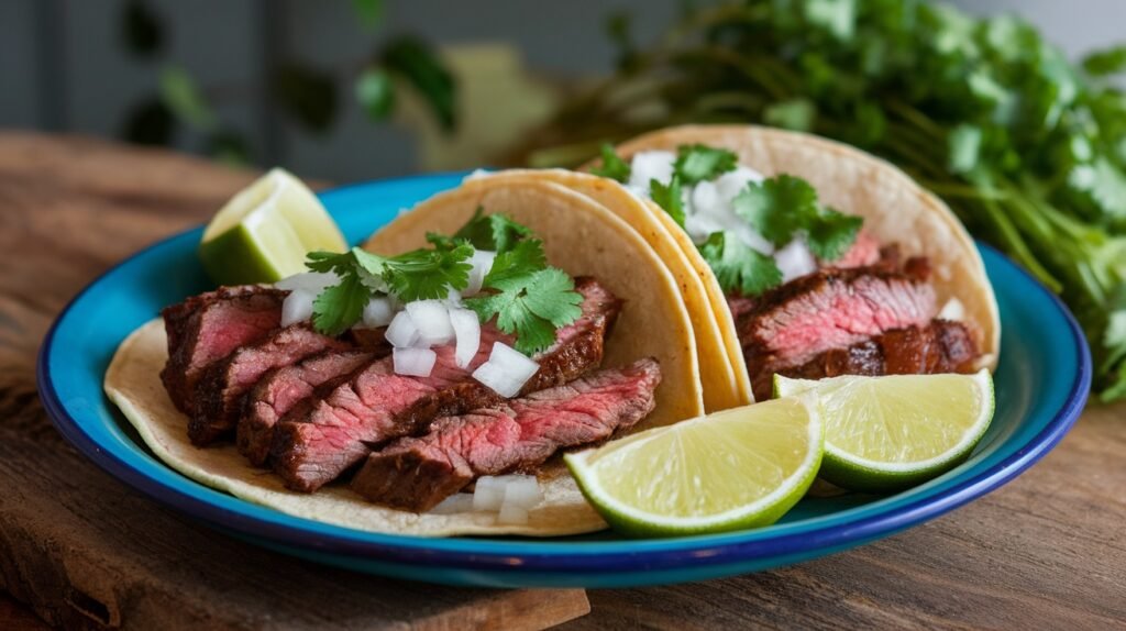 Cilantro Lime Steak Tacos