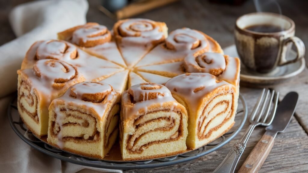 Cinnamon Roll Cake