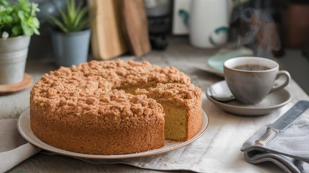 Cinnamon Streusel Coffee Cake