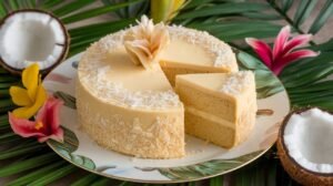 Coconut Custard Cake