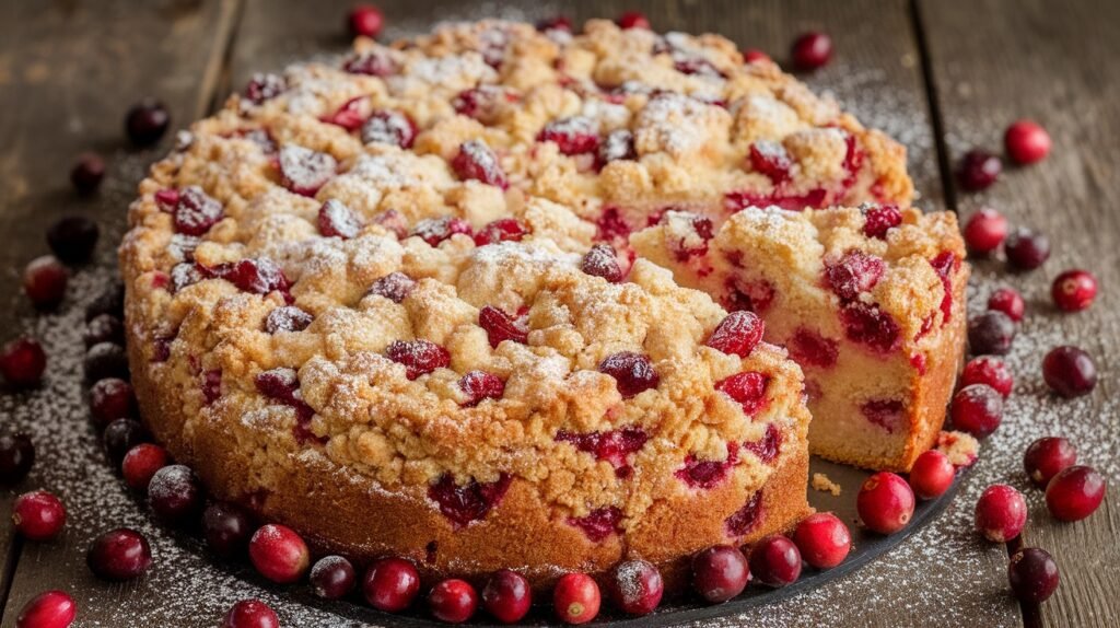 Cranberry Streusel Cake
