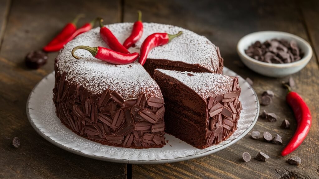 Dark Chocolate Chili Cake