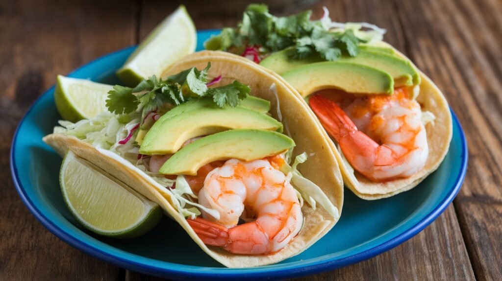 Garlic Butter Shrimp Tacos