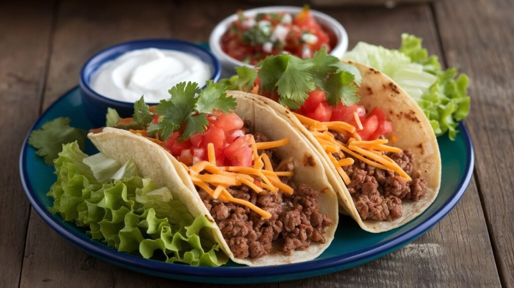 Garlic Herb Beef Tacos
