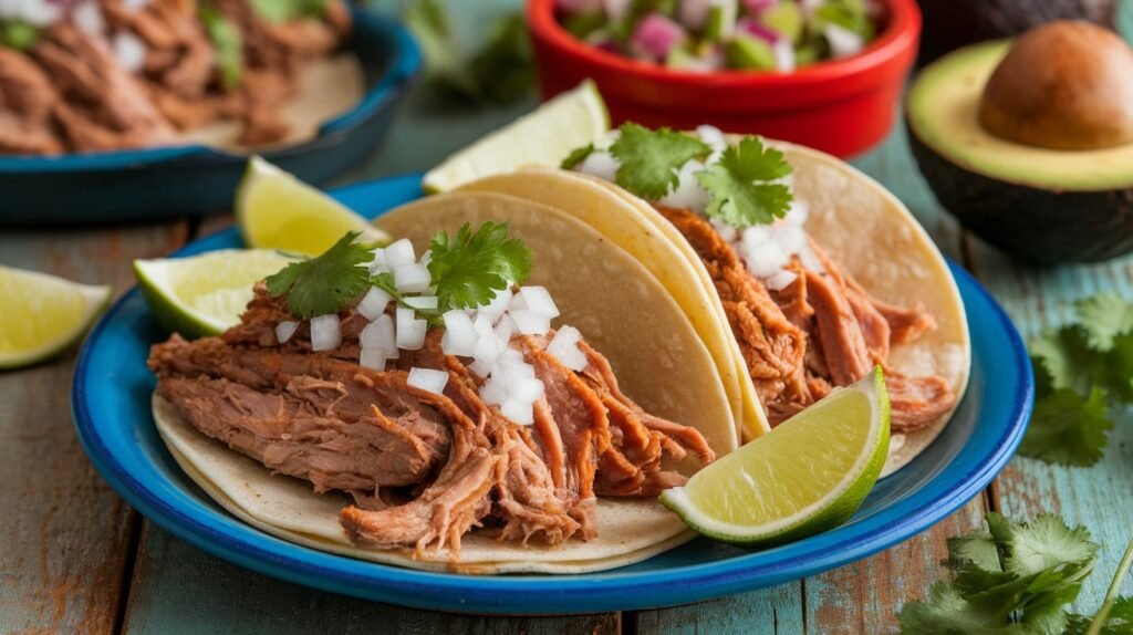 Garlic Herb Roasted Pork Tacos