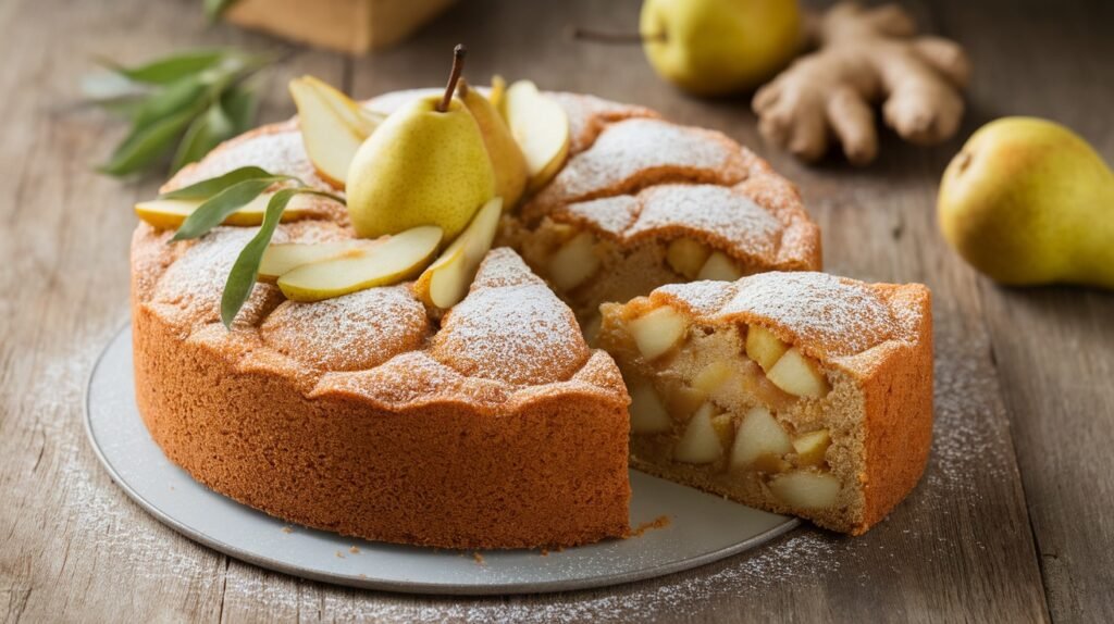 Ginger Pear Cake