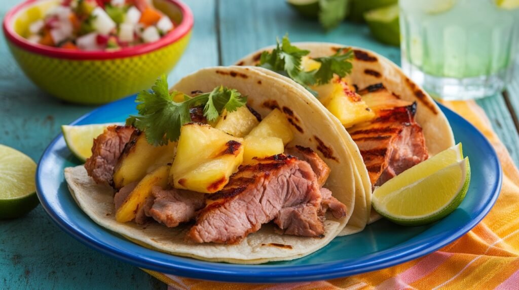 Grilled Pineapple Pork Tacos