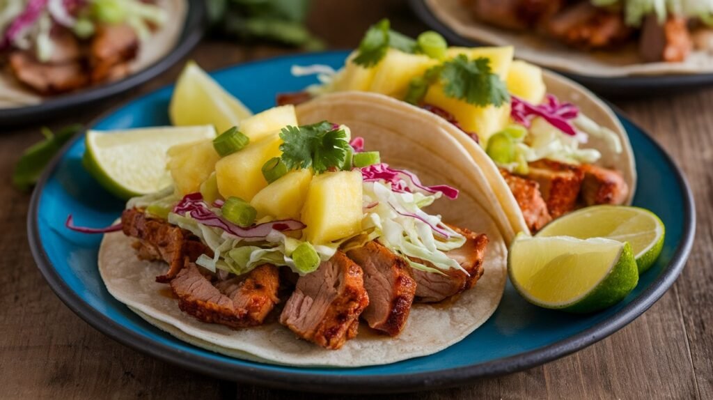 Grilled Teriyaki Pork Tacos