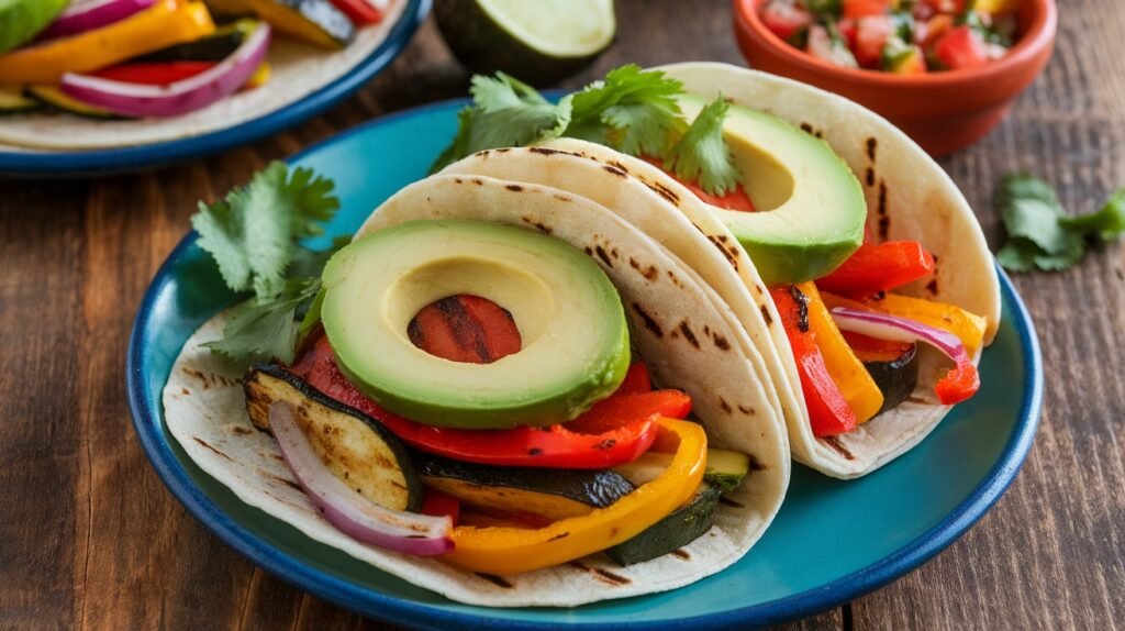 Chipotle Lime Grilled Veggie Tacos