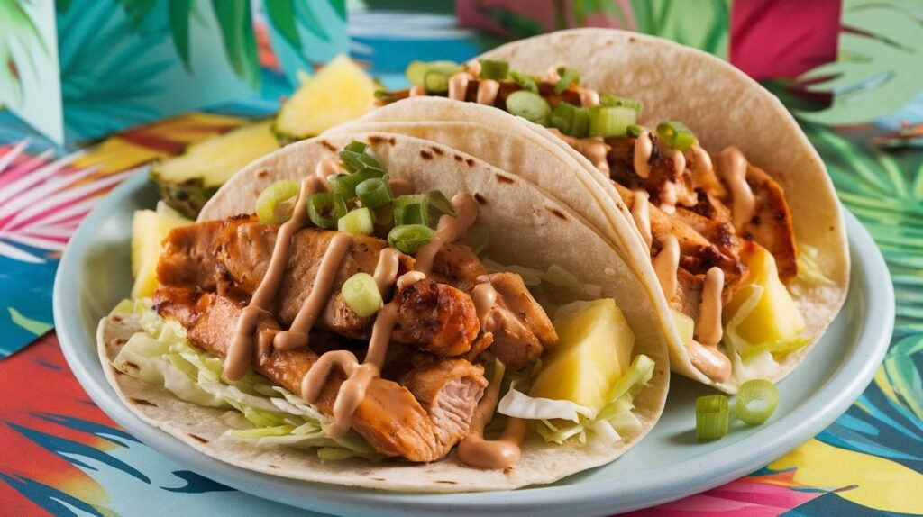 Hawaiian Teriyaki Tacos