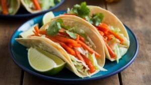Honey Glazed Carrot and Cabbage Tacos