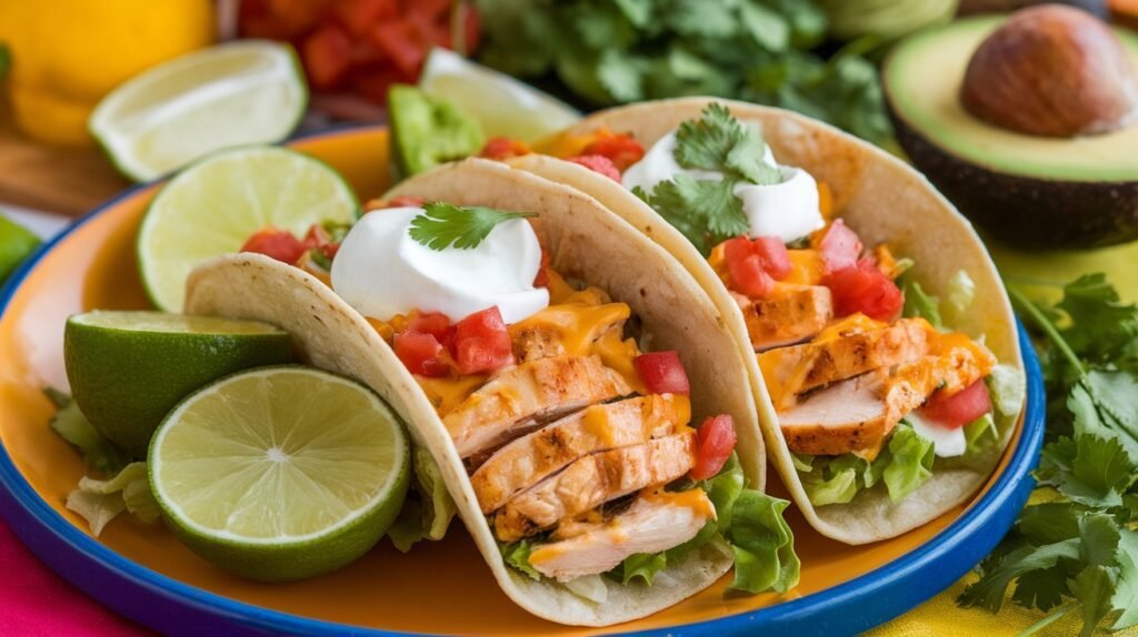 Honey Mustard Chicken Tacos