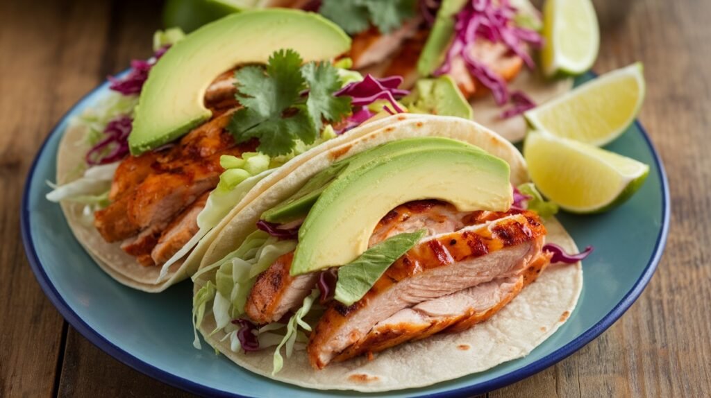 Honey Soy Chicken Tacos