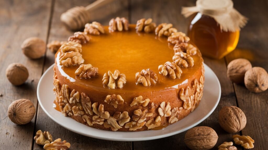Honey Walnut Cake