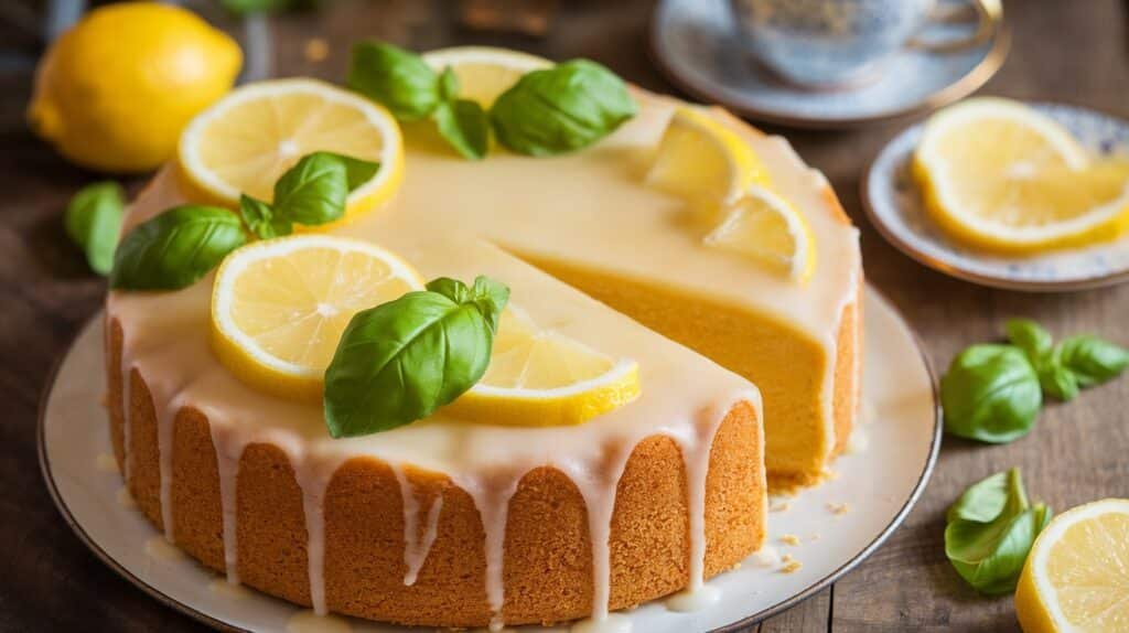 Lemon Basil Cake