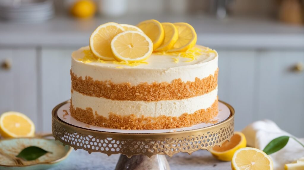 Lemon Cheesecake Cake