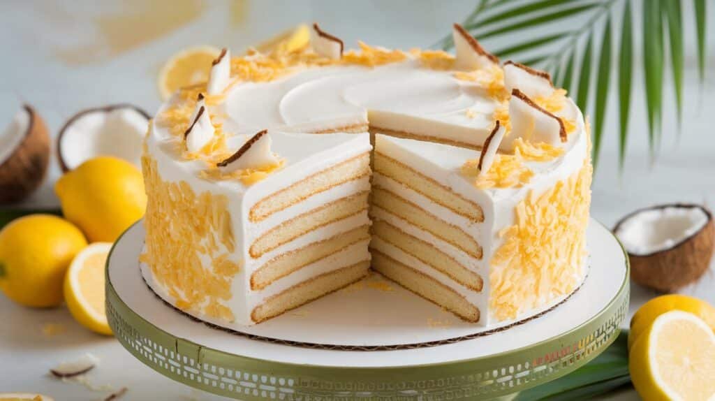 Lemon Coconut Cake