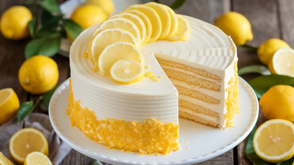 Lemon Cream Cheese Cake