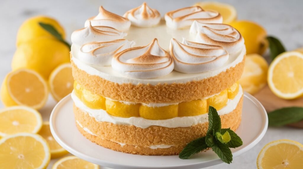 Lemon Meringue Cake