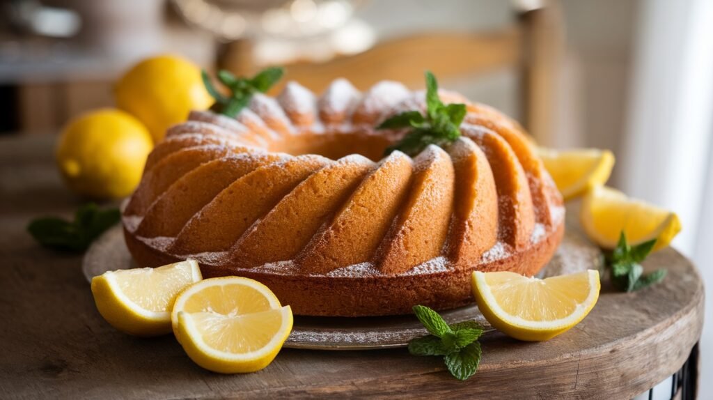 Lemon Olive Oil Bundt Cake