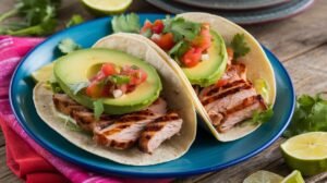Lemon Rosemary Pork Tacos