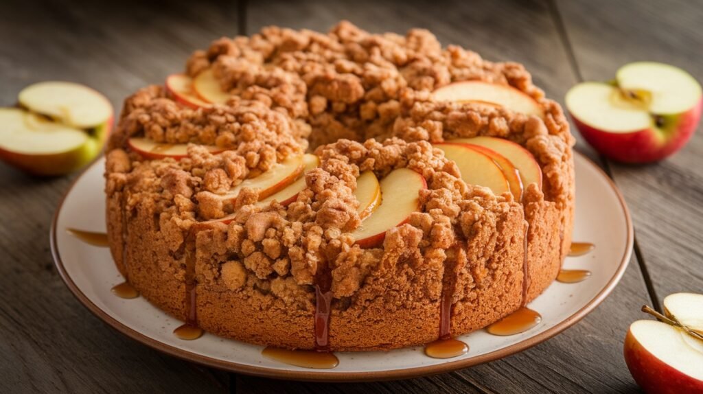Maple Apple Crumb Cake