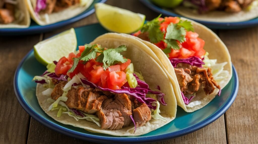 Maple Ginger Pork Tacos