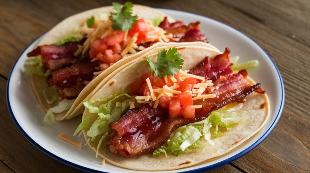 Maple Glazed Bacon Tacos
