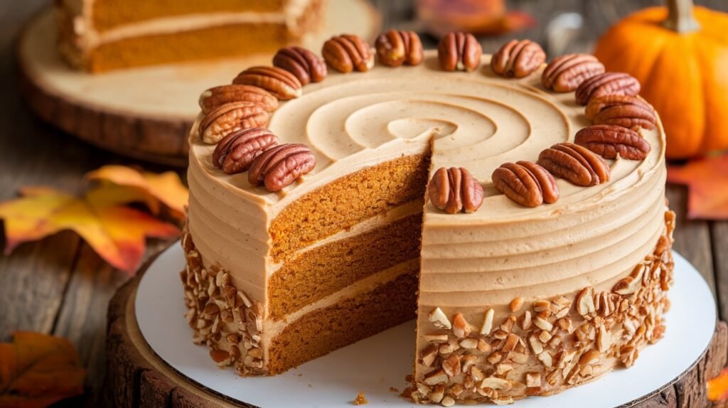 Maple Pumpkin Layer Cake
