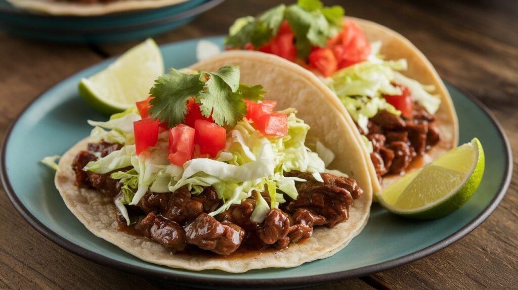 Maple Soy Glazed Beef Tacos