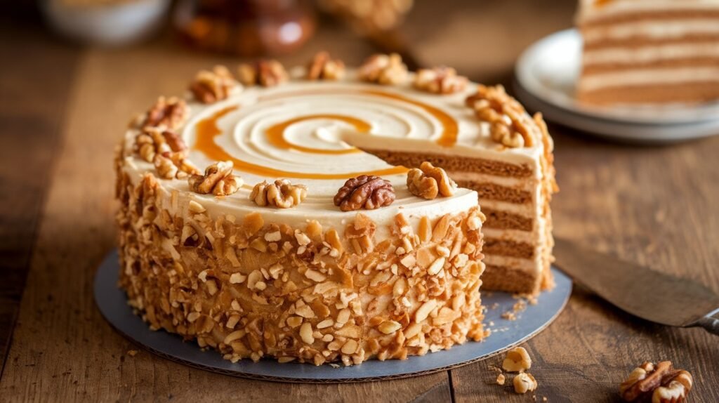 Maple Walnut Cake